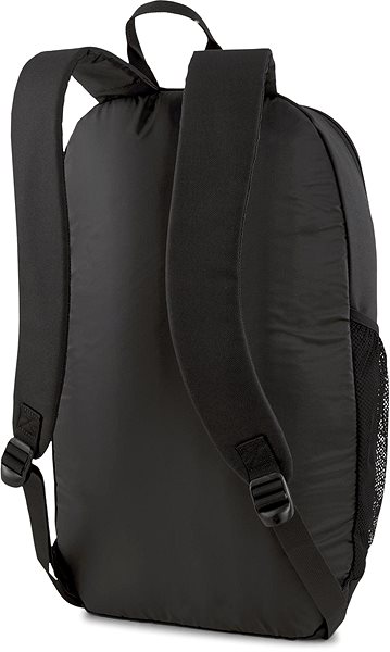 Sporthátizsák PUMA individualRISE Backpack, fekete/szürke Hátoldal