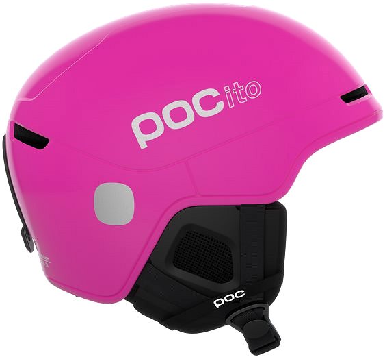 Sísisak POC POCito Obex SPIN Fluorescent Pink MLG (55-58 cm) Oldalnézet