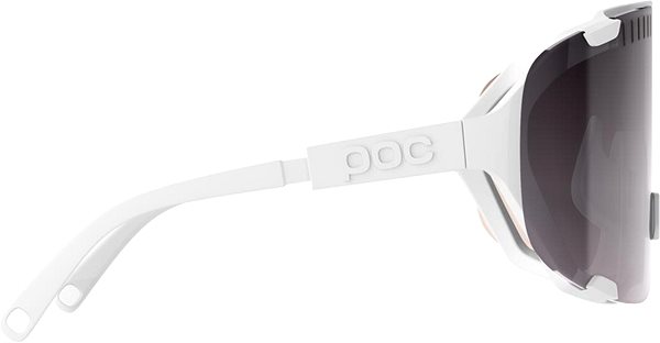 Cycling Glasses POC Devour Hydrogen White BSM Lateral view