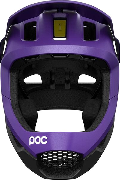 Kerékpáros sisak POC Otocon Race MIPS Sisak Sapphire Purple/Uranium Black Metallic/Matt MED Képernyő