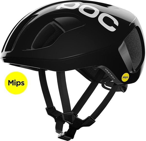 Prilba na bicykel POC prilba Ventral MIPS Uranium Black Bočný pohľad