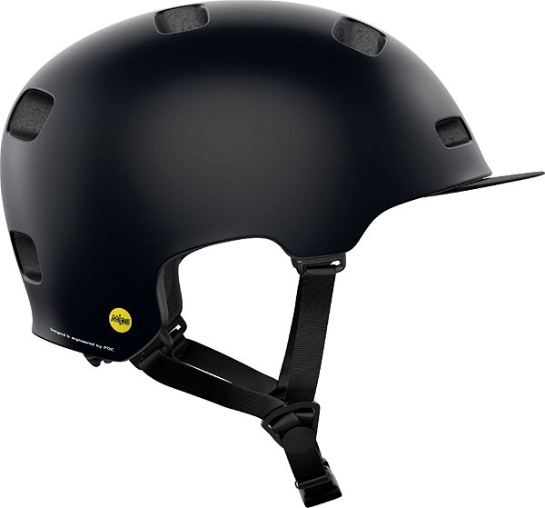 Kerékpáros sisak POC Crane MIPS Sisak Matt Black XLX Oldalnézet
