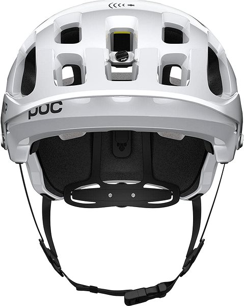 Prilba na bicykel POC prilba Tectal Race MIPS NFC Hydrogen White/Fluorescent Orange AVIP Screen