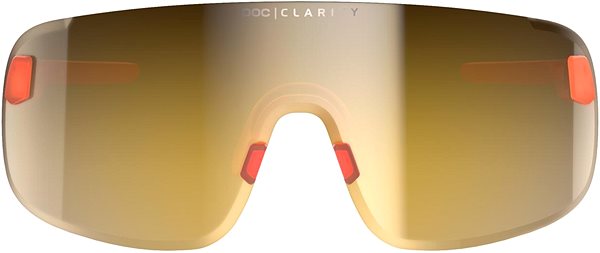 Kerékpáros szemüveg POC Elicit Fluorescent Orange Translucent/Clarity Road Gold ...