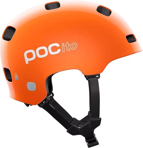 Kerékpáros sisak POC POCito Crane MIPS M Fluorescent Orange ...