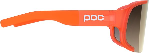 POC Aspire Fluo cycling glasses. Orange Translucent/Clarity Road/Partly Sunny Gold One .