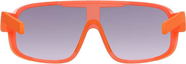 POC Aspire Fluo cycling glasses. Orange Translucent/Clarity Road/Partly Sunny Gold One .