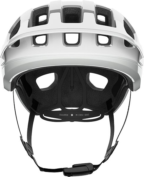 Kerékpáros sisak POC Cularis Hydrogen White/Uranium Black Matt w. Logo SML ...