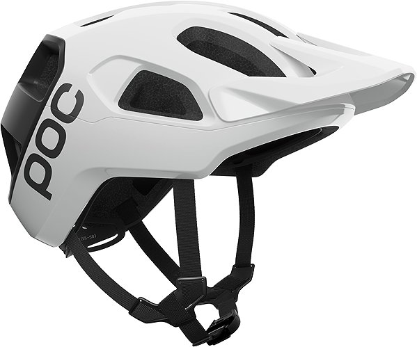 Kerékpáros sisak POC Cularis Hydrogen White/Uranium Black Matt w. Logo SML ...