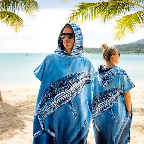 Ocean Armour Towelling Poncho Keporkak S/M .