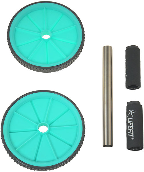 Lifefit Exercise Wheel Duo mint .