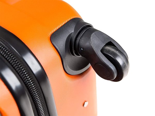Travel case ABS29 Suitcase on wheels, medium, orange .