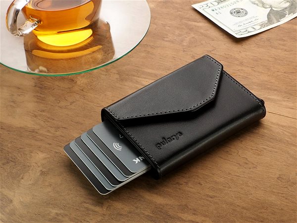 Peňaženka Pularys Pánska kožená peňaženka čierna, 172913101 ...