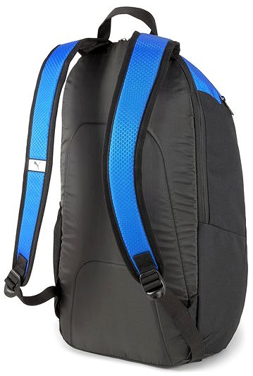 Športový batoh Puma teamFINAL 21 Backpack, modro-čierny Zadná strana
