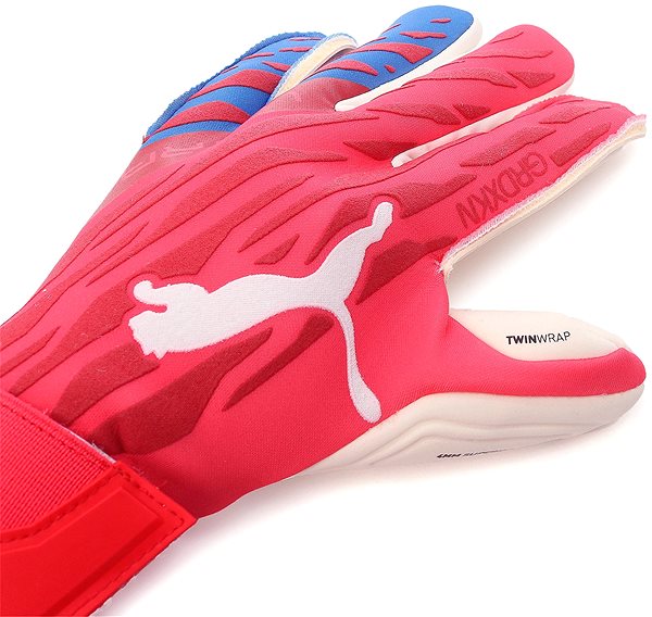 Brankářské rukavice Puma Ultra Grip 1 Hybrid Pro červená/bílá vel. 8,5 ...