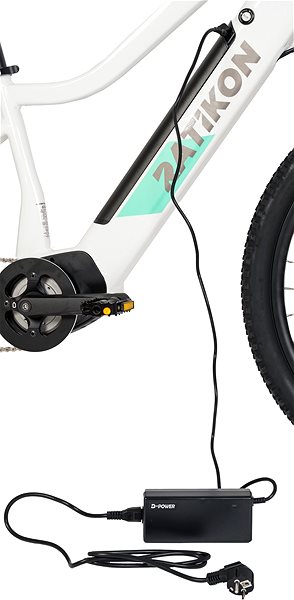 Elektromos kerékpár Ratikon EHT 7.1 vel 15“/ S fehér Csatlakozási lehetőségek (portok)