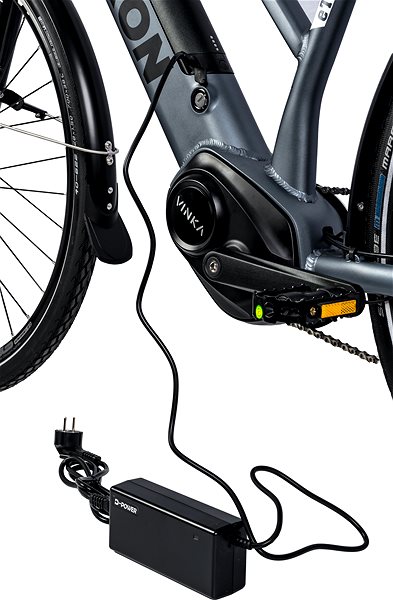 Elektromos kerékpár Ratikon eTK 8.2 Csatlakozási lehetőségek (portok)
