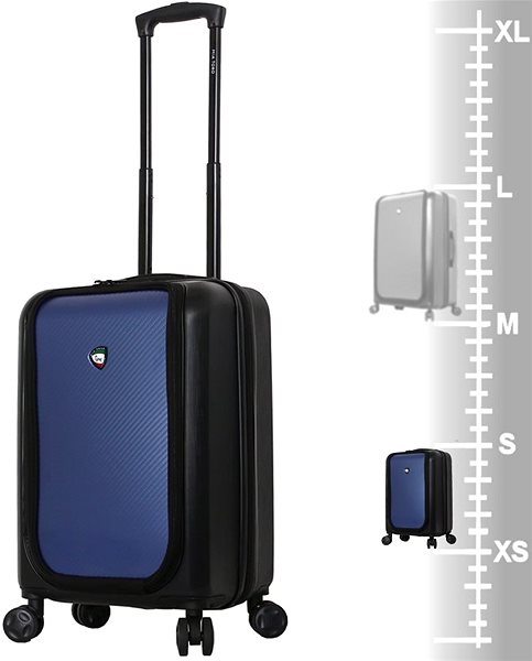 Cestovný kufor Cestovný kufor MIA TORO M1709/2-S – čierna/modrá Tabuľka veľkostí