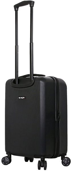 Cestovný kufor Cestovný kufor MIA TORO M1709/2-L – čierna/vínová Zadná strana