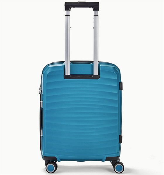 Cestovný kufor ROCK TR-0212 S, modrá Zadná strana