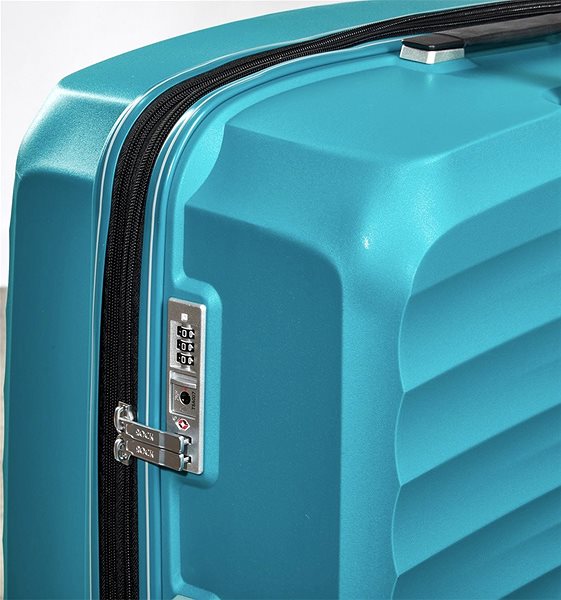 Cestovný kufor ROCK TR-0212 S, modrá Vlastnosti/technológia