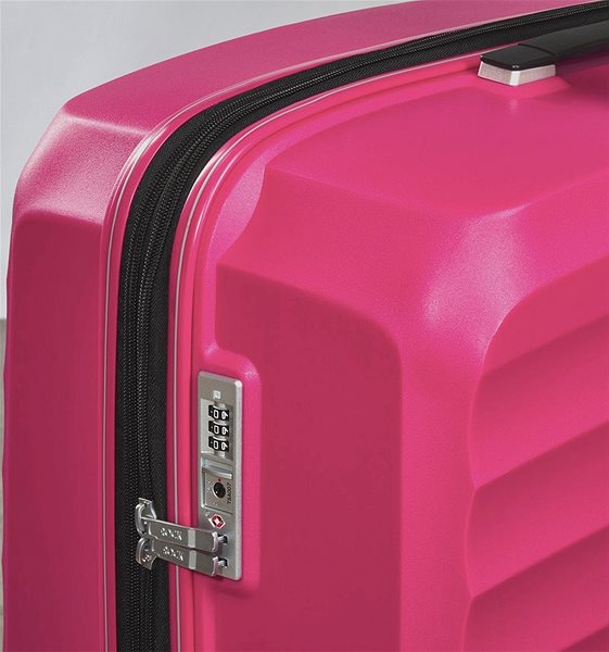 Cestovný kufor ROCK TR-0212 S, ružová Vlastnosti/technológia