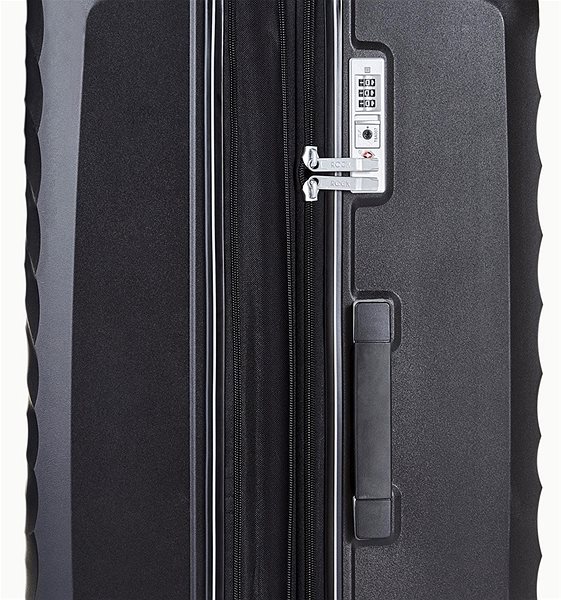 Cestovný kufor ROCK TR-0212 M, čierna Vlastnosti/technológia