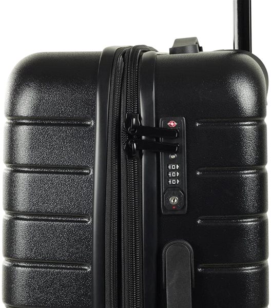 Cestovný kufor ROCK TR-0214 S, čierny Vlastnosti/technológia