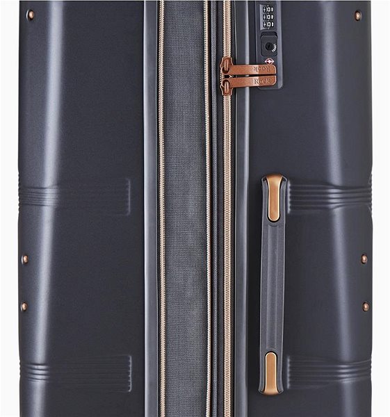 Cestovný kufor Rock TR-0238/3-S ABS/PC charcoal ...
