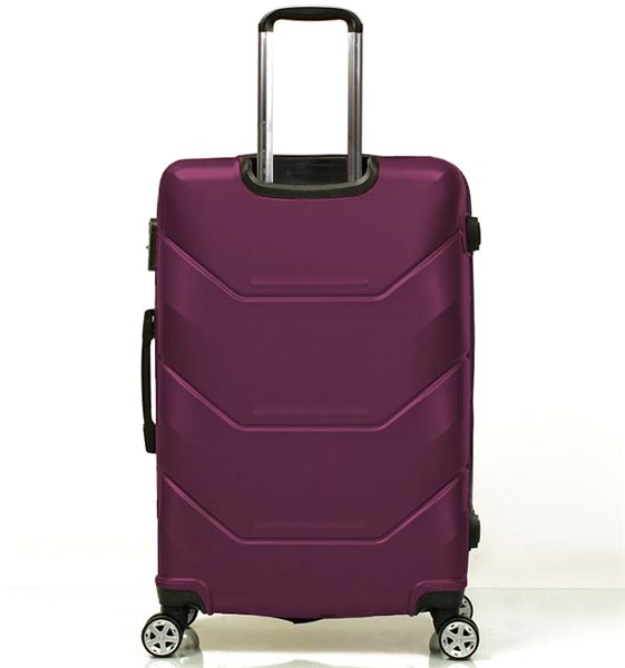Cestovný kufor ROCK TR-0230/3 M ABS – fialová ...