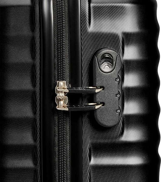 Bőrönd Modo by Roncato VENUS bőrönd, 66 cm, 4 kerék, fekete ...