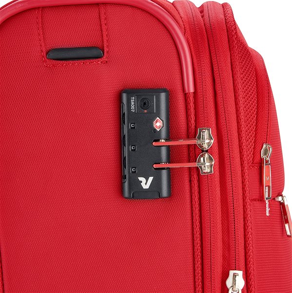Cestovný kufor Roncato JOY S, 2 kolieska, červený Vlastnosti/technológia