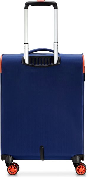 Cestovný kufor Roncato Lite Print, 55 cm, 4 kolieska, EXP modrý Zadná strana