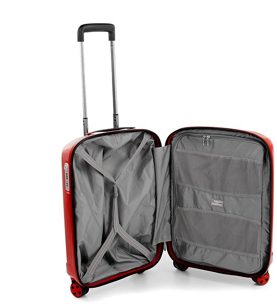 Cestovný kufor Roncato Unica, 55 cm, 4 kolieska, červený Vlastnosti/technológia 2
