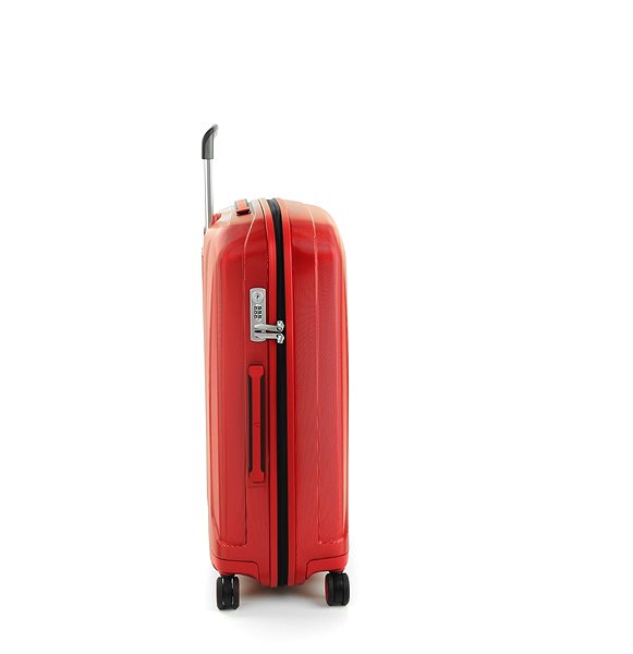 Cestovný kufor Roncato Unica, 72 cm, 4 kolieska, červený Bočný pohľad