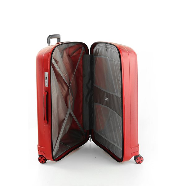 Cestovný kufor Roncato Unica, 80 cm, 4 kolieska, červený Vlastnosti/technológia 2