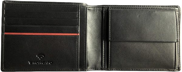 Peňaženka Roncato AVANA RFID, horizontálna s vreckom na mince, čierna Vlastnosti/technológia