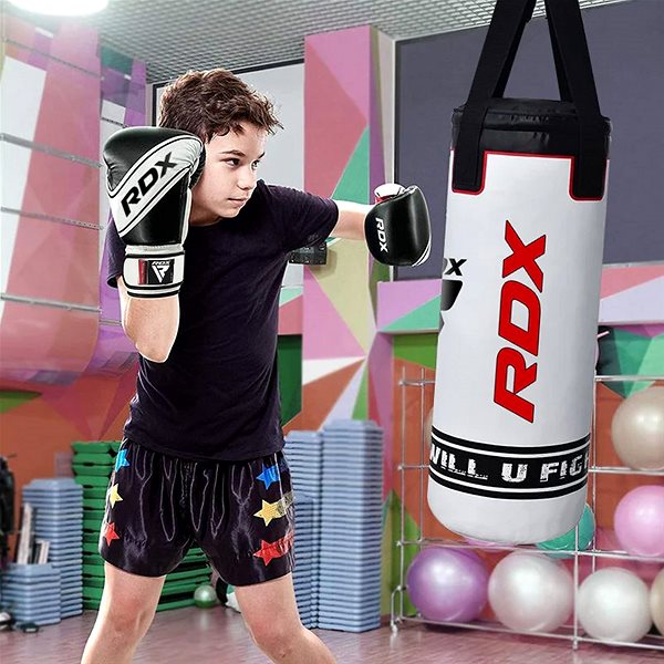 Boxing bag RDX 4W 2FT Kids boxing bag, white .