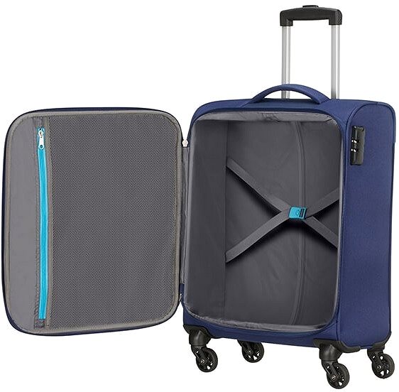 American Tourister Heat Wave Spinner 55/20 Navy Suitcase Features/Technology 3