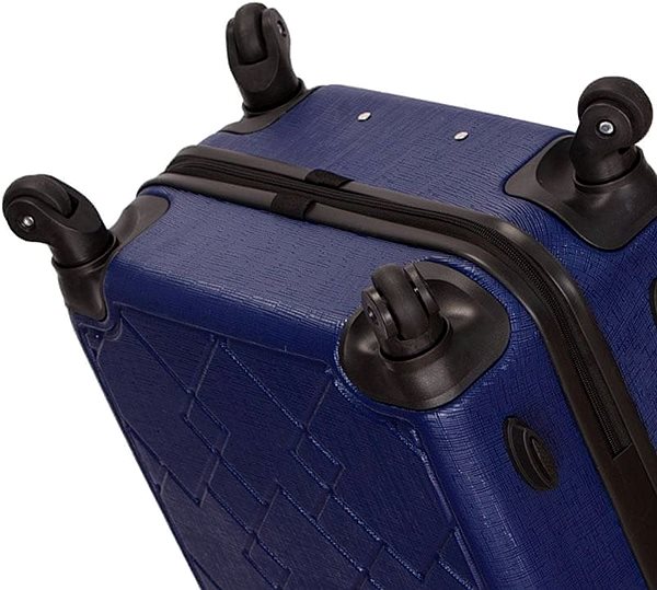 Cestovný kufor TUCCI T-0107 ABS – modrý Vlastnosti/technológia 2