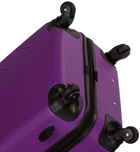 Cestovný kufor TUCCI T-0108 ABS – fialový Vlastnosti/technológia 2