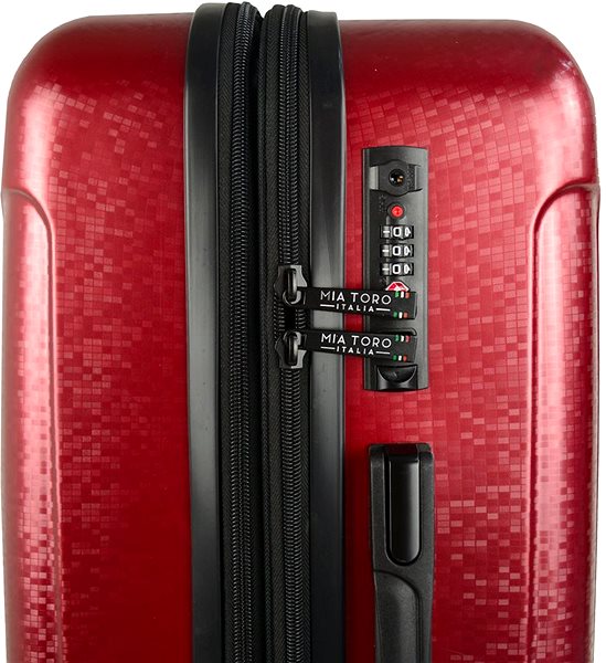 Cestovný kufor Mia Toro M1239/3-S – vínový Vlastnosti/technológia