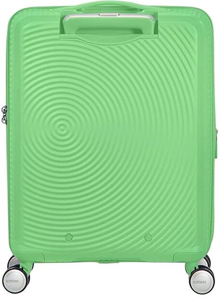 Cestovný kufor American Tourister Soundbox Spinner 55 EXP TSA Jade green Zadná strana