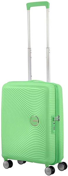 Cestovný kufor American Tourister Soundbox Spinner 55 EXP TSA Jade green Screen