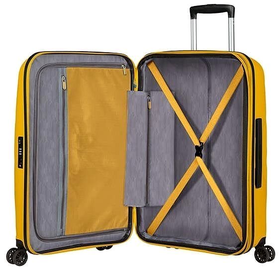 Cestovný kufor American Tourister Bon Air DLX Spinner 66/24 EXP Light yellow Vlastnosti/technológia 3