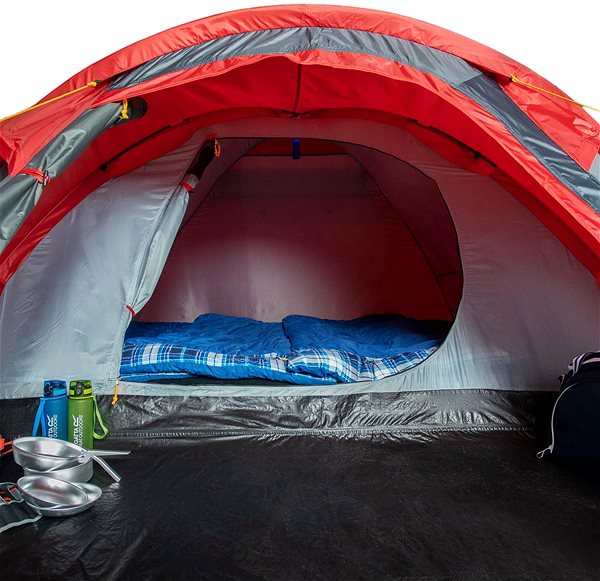 Tent Regatta Kivu 4 v2 Pepper/Sealg Features/technology