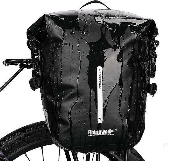 Taška na bicykel Rhinowalk taška na bicykel RK6202 na nosič čierna ...