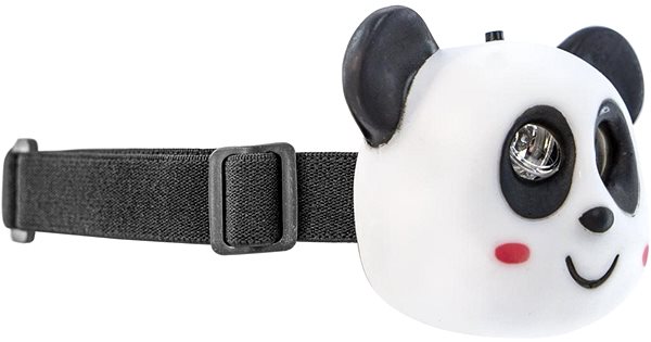 Čelovka OXE LED čelové svietidlo pre deti, panda Bočný pohľad