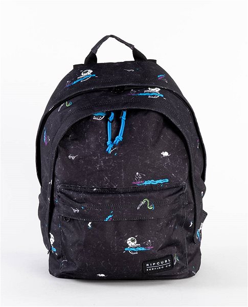 Mestský batoh Rip Curl Double Dome BTS, Black/Blue Screen