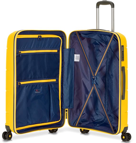 Cestovný kufor Modo by Roncato Galaxy M žltý ...